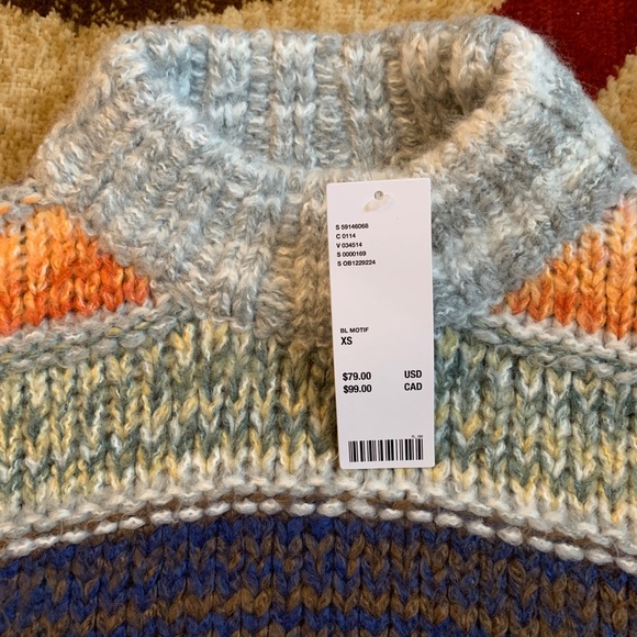 blythe striped pullover sweater